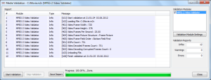 MPEG Video Validation
